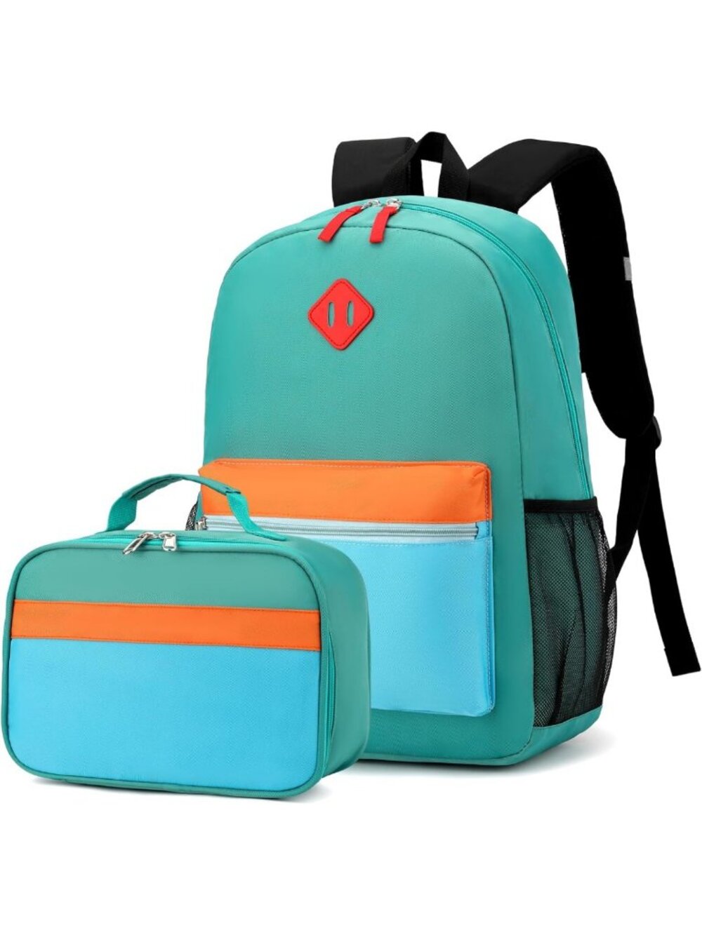 Stylish Kids Backpack & Lunch Box Set - Perfect for Boys & Girls School Use